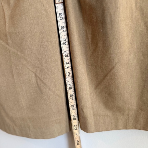 GAP Women's Tan Wide-Leg Trousers- Size 12R - Picture 5 of 9